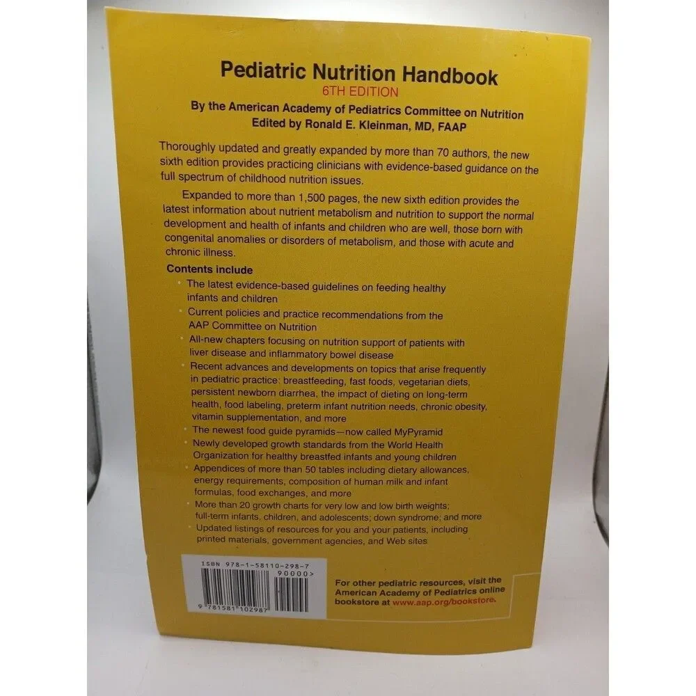 Pediatric Nutrition Handbook by A. A. P. Committee on Nutrition 6th Edition